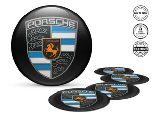Porsche Etichetta Cupola Edizione Decalcomania Cerchio Qualità